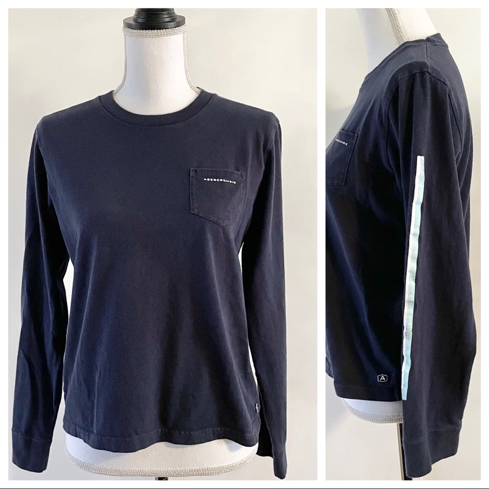 Ladies Abercrombie & Fitch Graphic Long Sleeve Tee